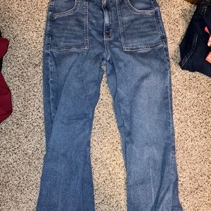 American eagle jeans size 10 regular flare